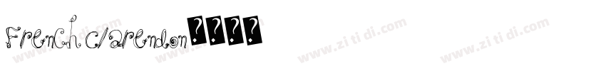 French Clarendon字体转换